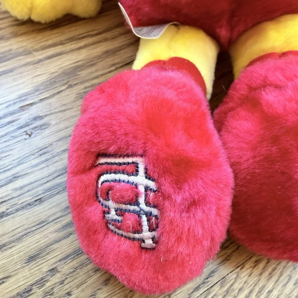 Build a Bear St. Louis Cardinals Fredbird Plush W/ Lunchbox